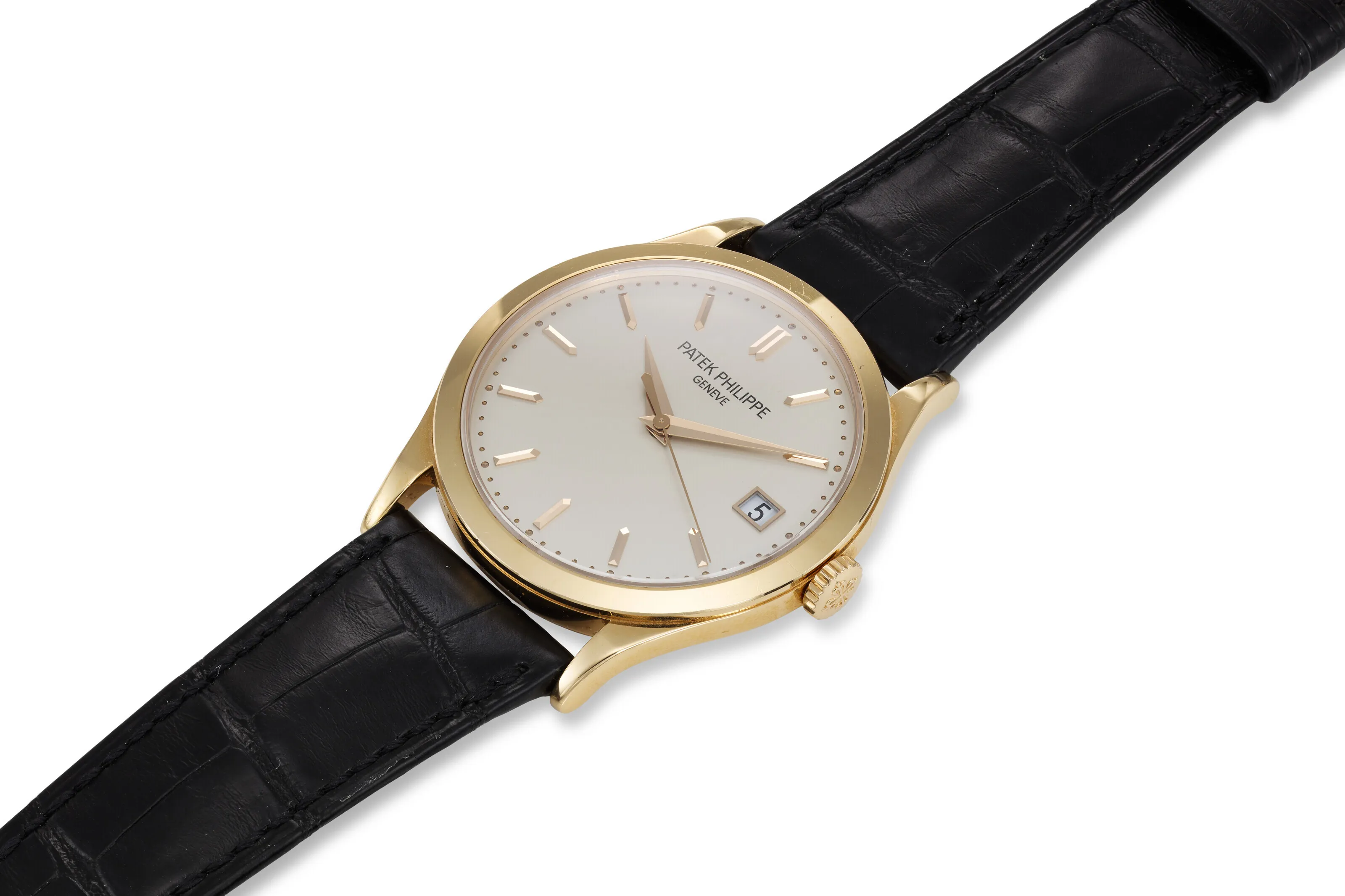 Patek Philippe Calatrava 5296 38mm Rose gold Silver 1