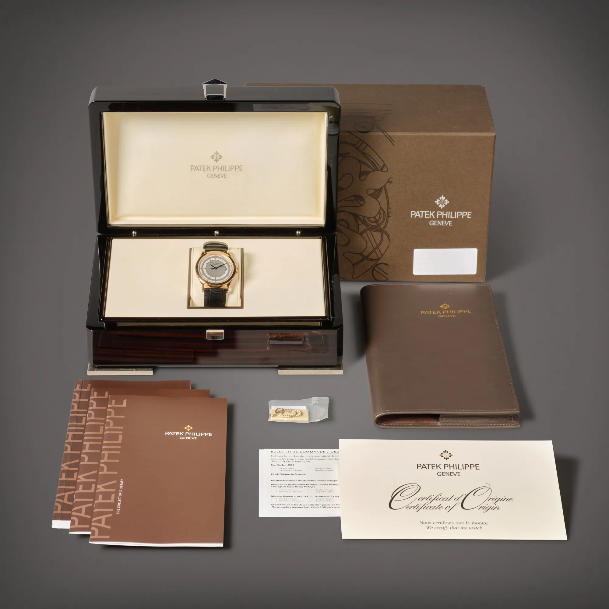 Patek Philippe Calatrava 5296R-001 38mm Rose gold Silver 5