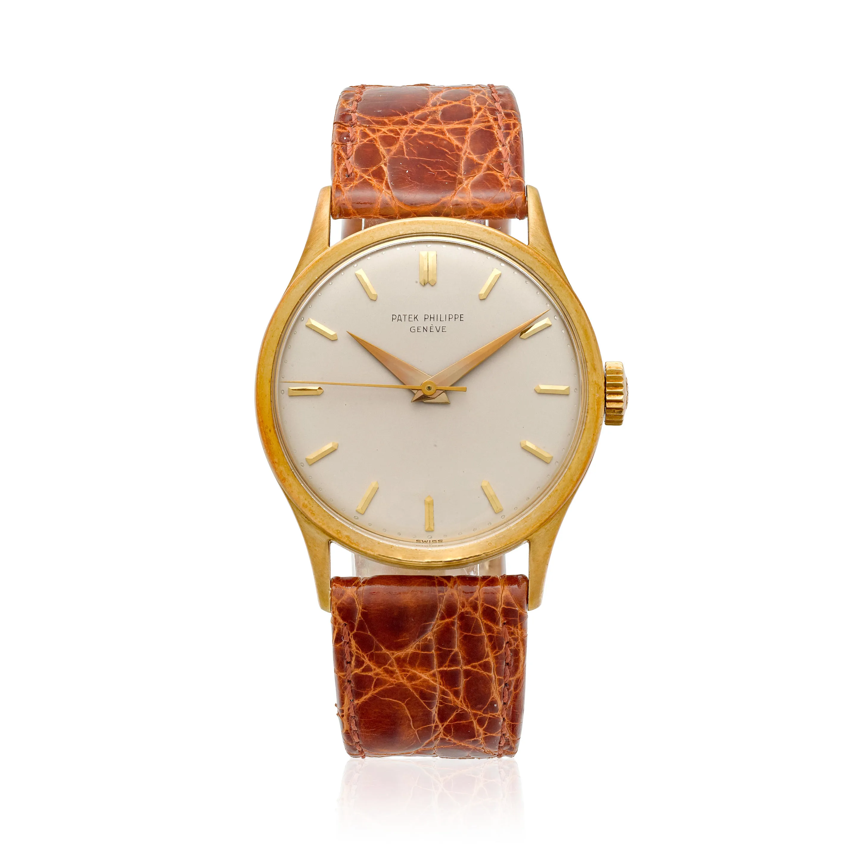 Patek Philippe Calatrava 570 35mm Yellow gold Silver