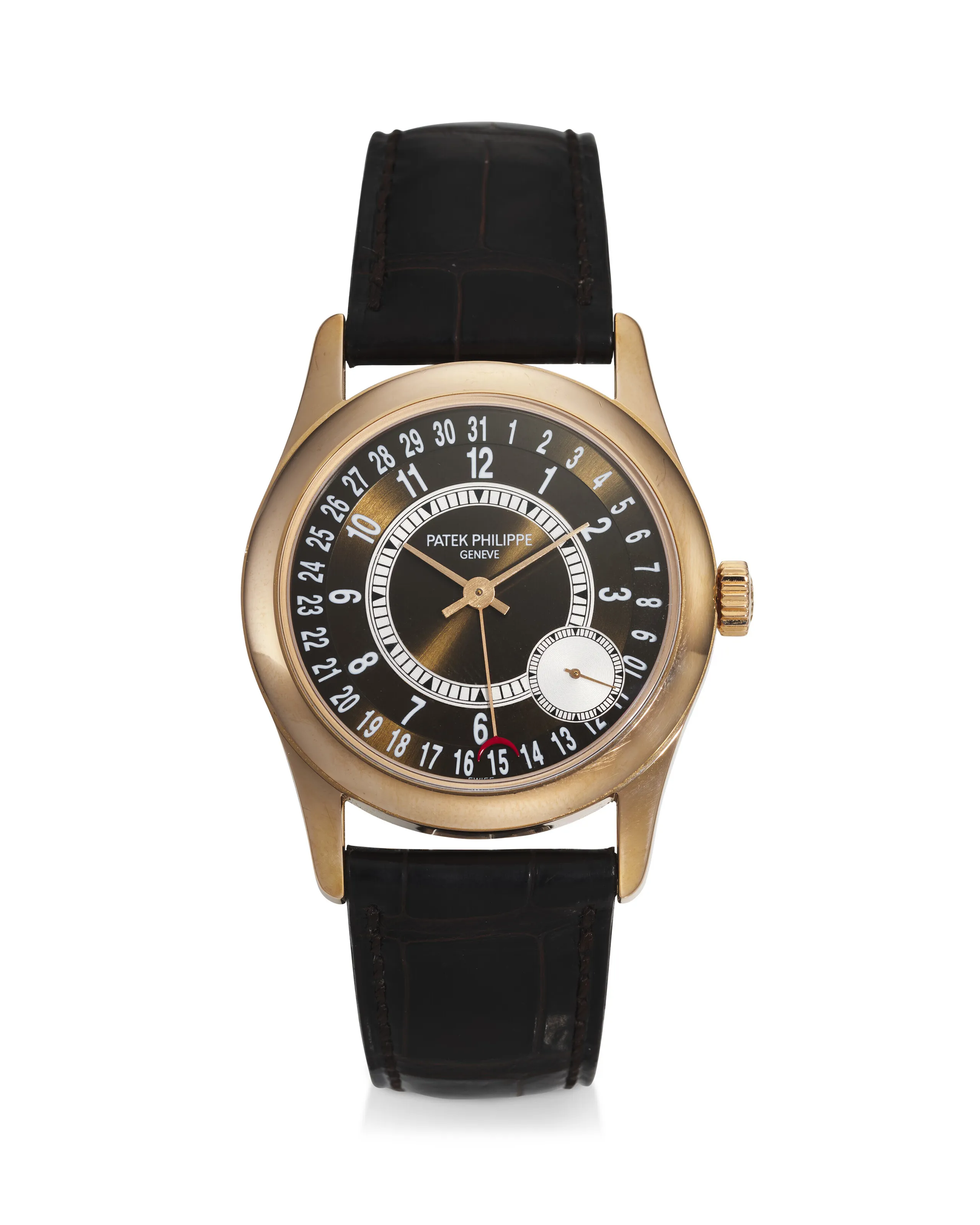 Patek Philippe Calatrava 6000R-001 37mm Rose gold Brown