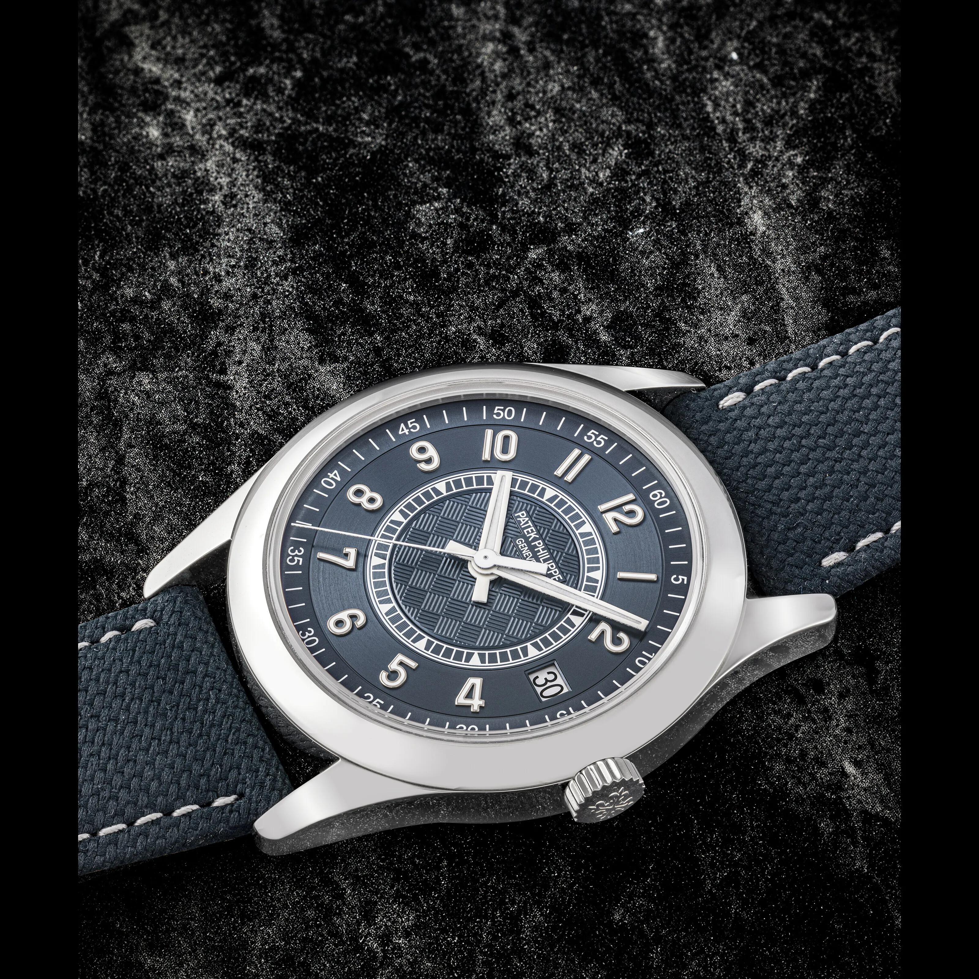 Patek Philippe Calatrava 6007A-001 40mm Stainless steel Blue