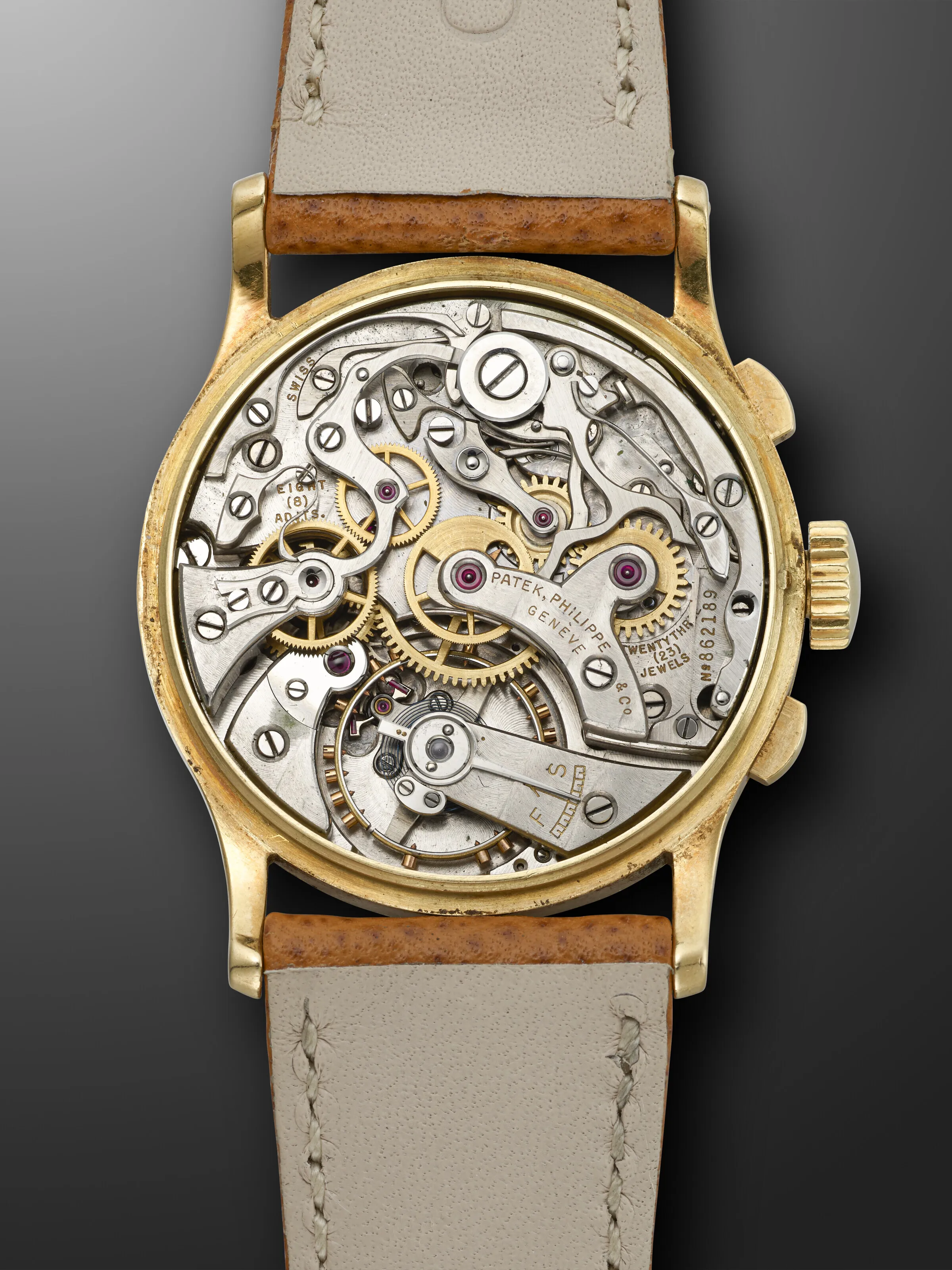 Patek Philippe Chronograph 130 33mm Yellow gold Silver 3