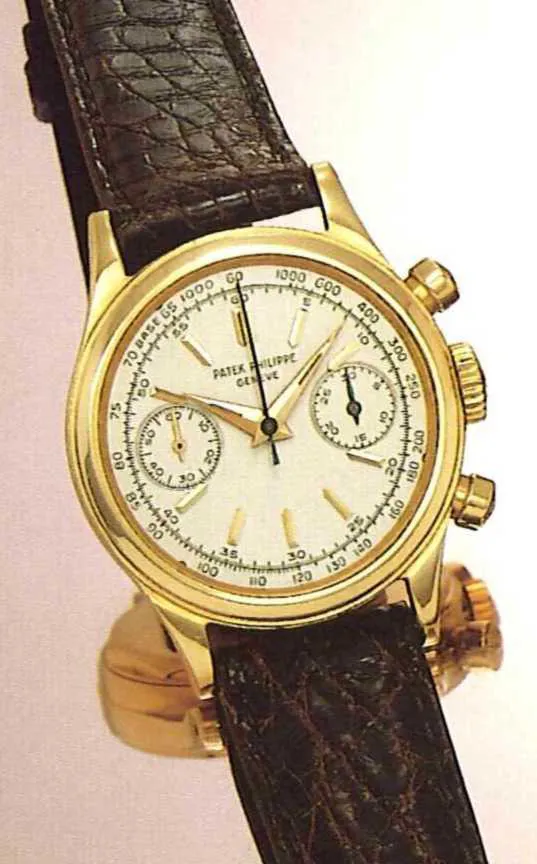 Patek Philippe 1463 34mm Yellow gold Silver