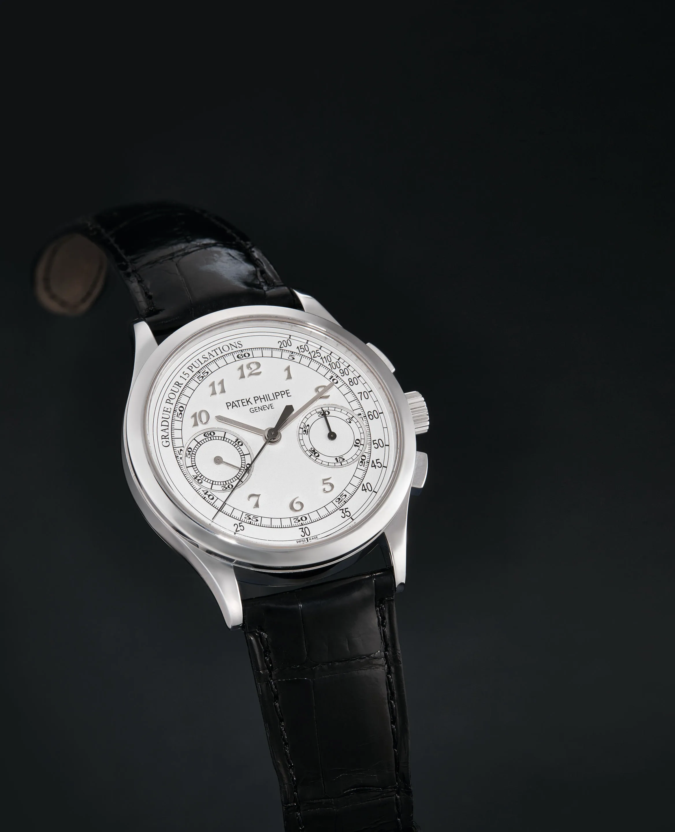 Patek Philippe Chronograph 5170G-001 39mm White gold Silver