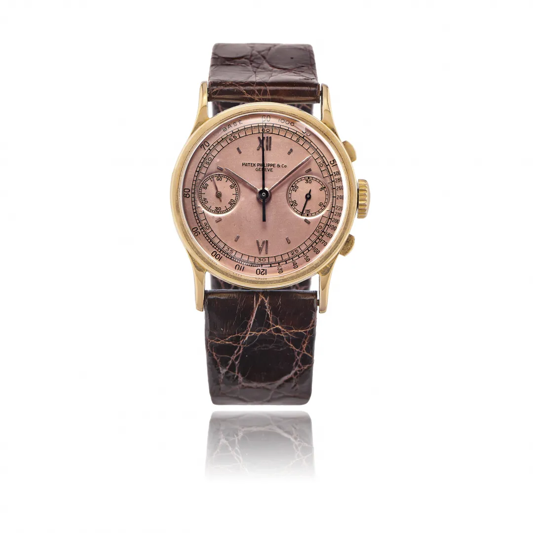 Patek Philippe Chronograph 533 33mm Rose gold Salmon