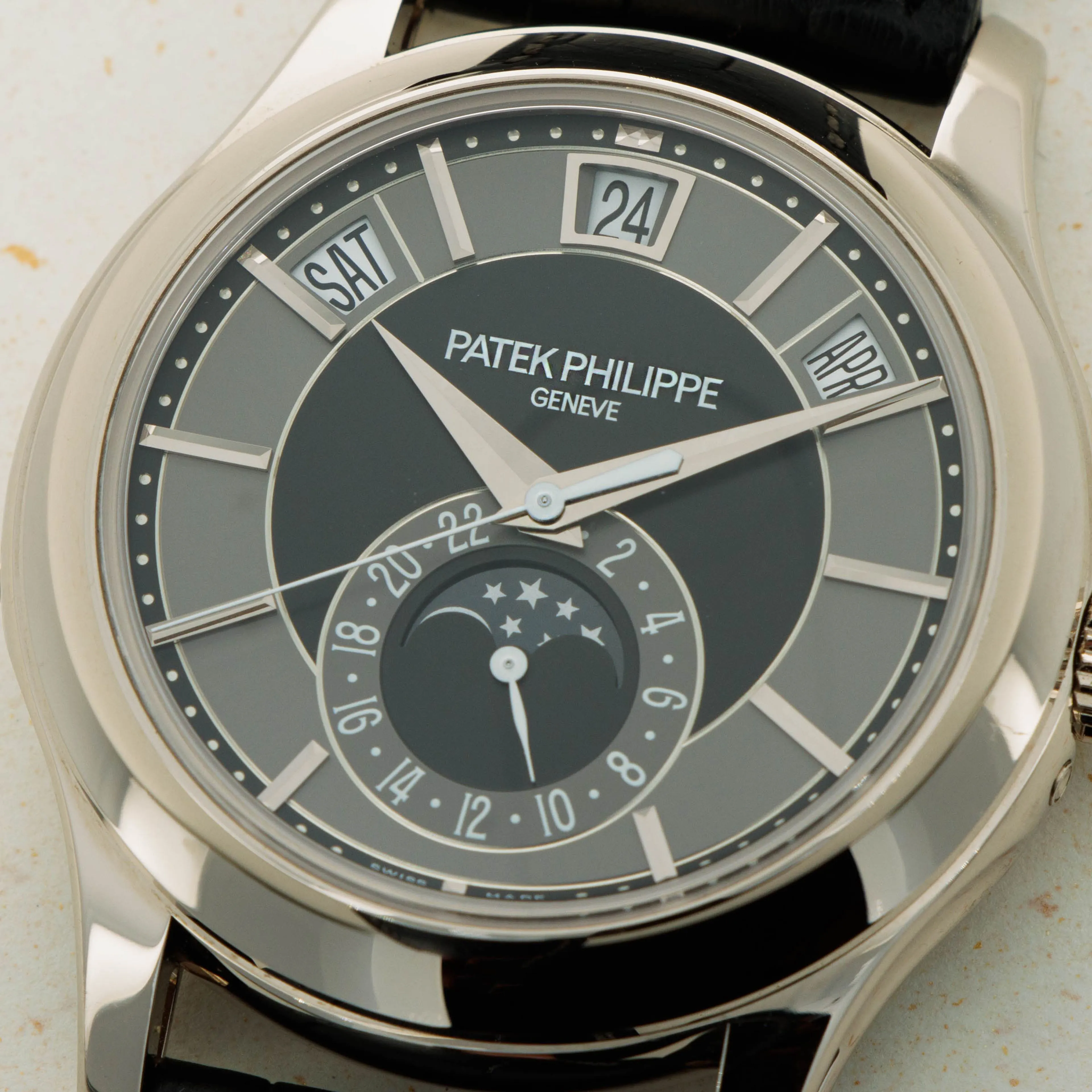 Patek Philippe Annual Calendar 5205G-010 40mm White gold Black 10