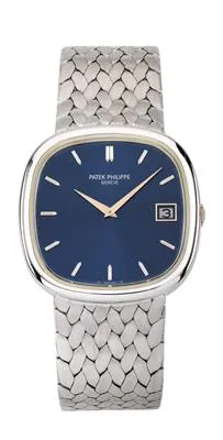 Patek Philippe Golden Ellipse 3604/1 37mm White gold Blue