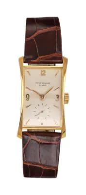 Patek Philippe Hour Glass 1593 24mm Yellow gold Silver