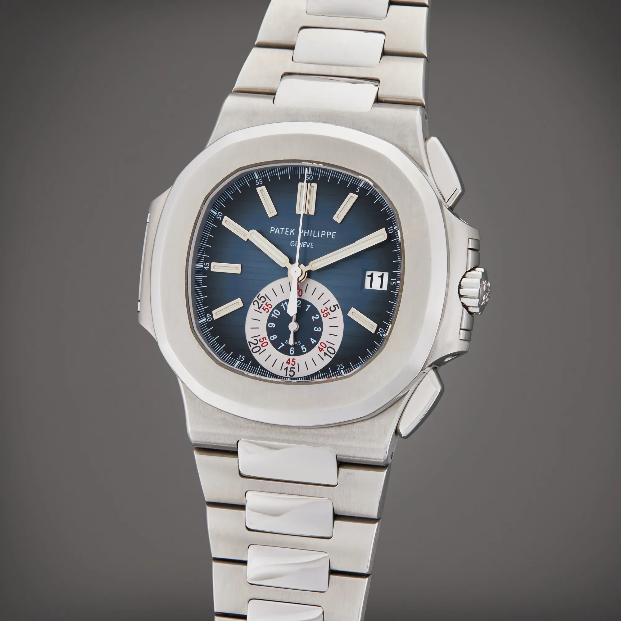 Patek Philippe Nautilus 5980/1A-001 40.5mm Stainless steel Blue