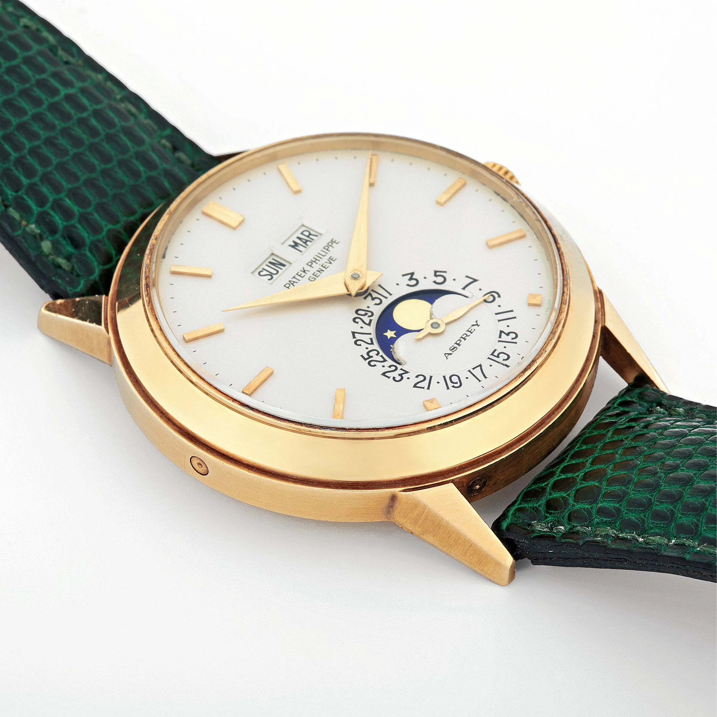 Patek Philippe Perpetual Calendar 3448 37.5mm Yellow gold White 2