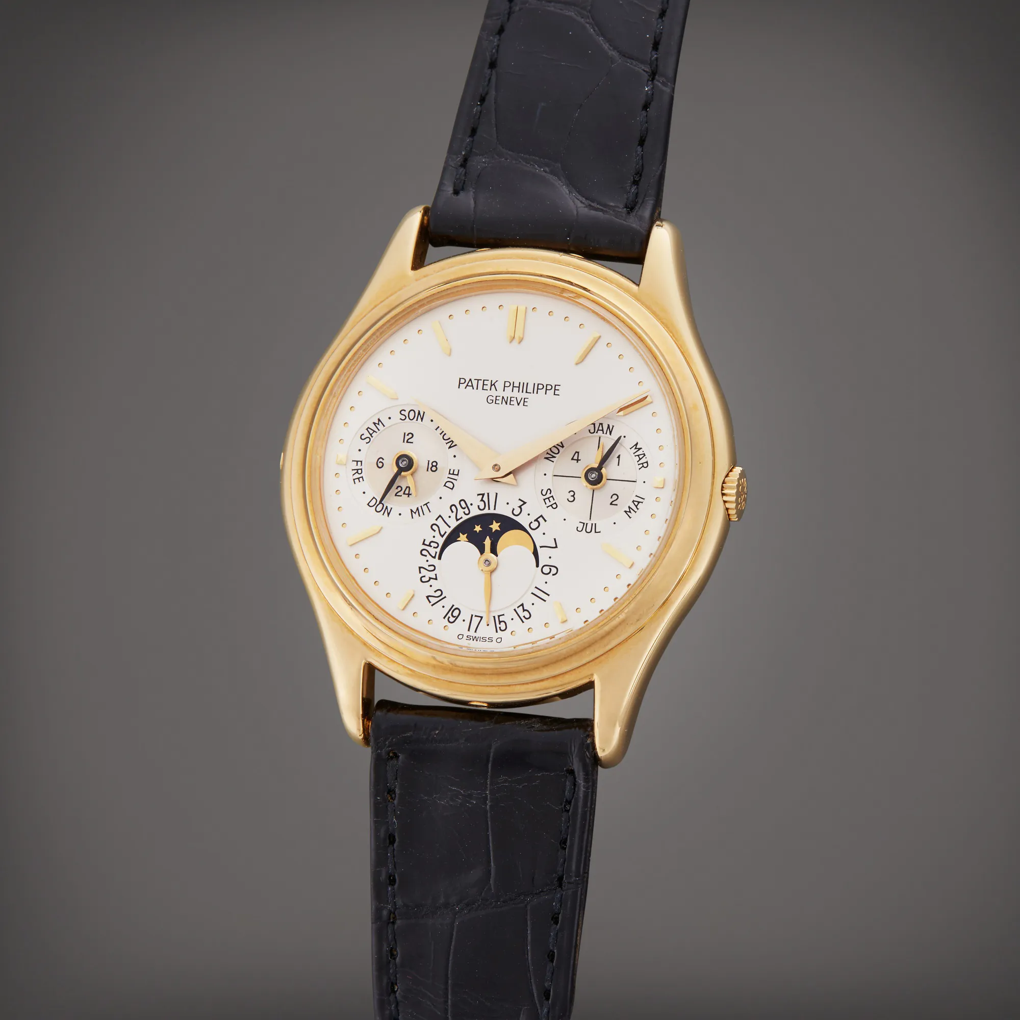 Patek Philippe Perpetual Calendar 3941J 36mm Yellow gold Silver