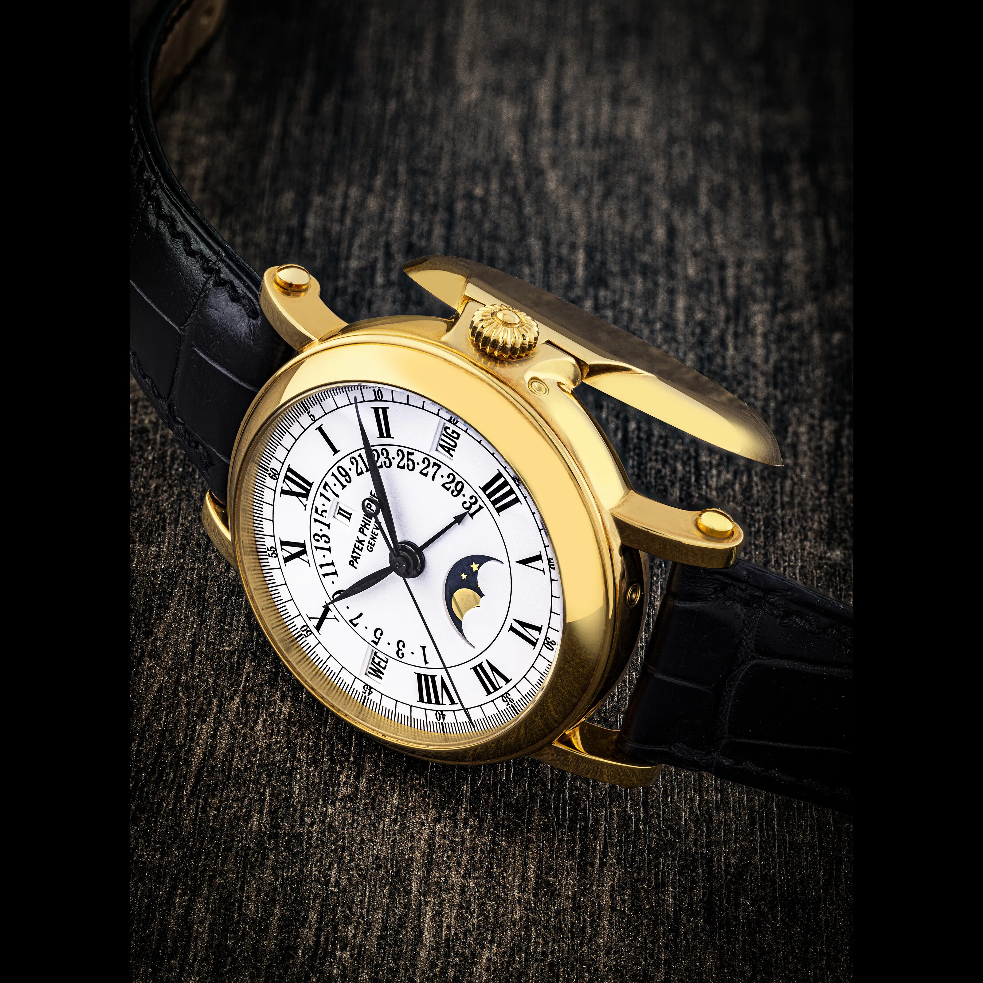 Patek Philippe Perpetual Calendar 5059J-001 36mm Yellow gold White