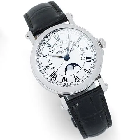 Patek Philippe Perpetual Calendar 5059P 36mm Platinum Silver