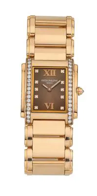 Patek Philippe Twenty~4 4910 11 31mm Rose gold Brown