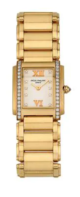 Patek Philippe Twenty~4 4910 11 26mm Rose gold Beige