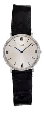 Piaget 9021 32mm White gold Silver