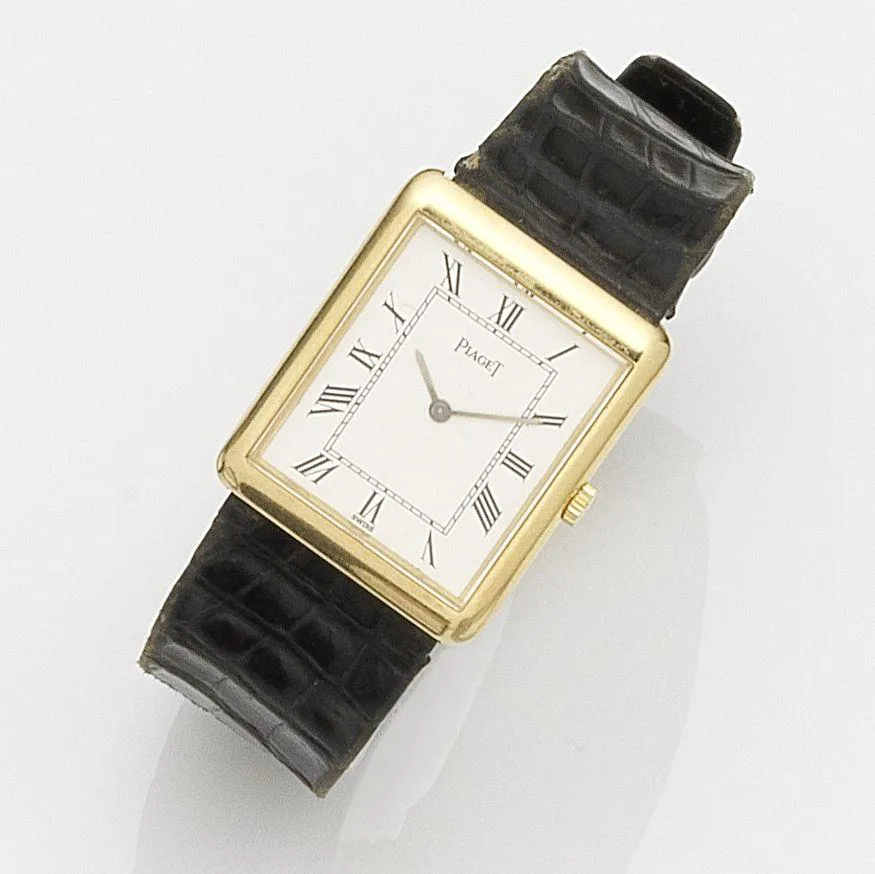 Piaget 9150 23mm Yellow gold White