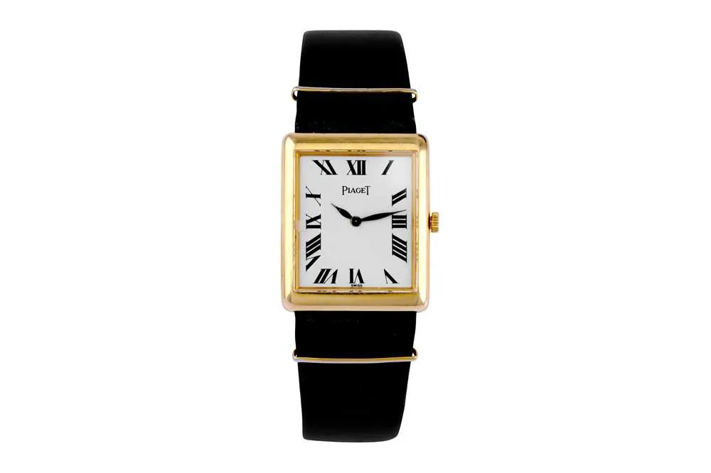 Piaget 9150 23mm Yellow gold White