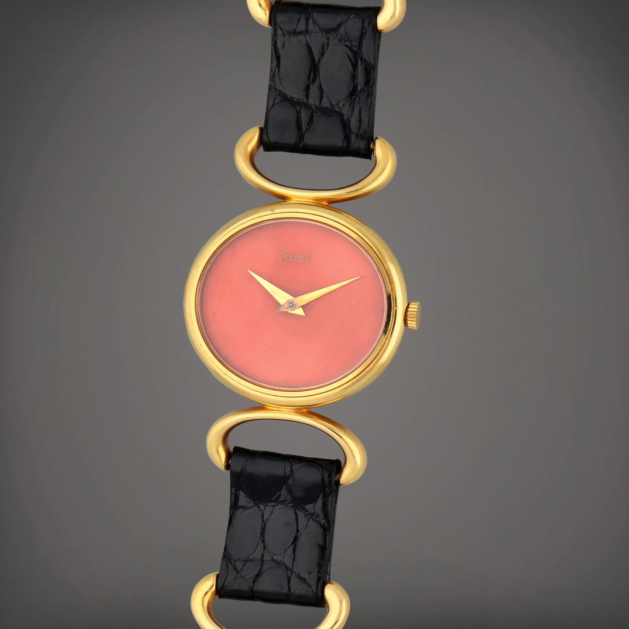 Piaget 9802D 27mm Yellow gold Pink Coral