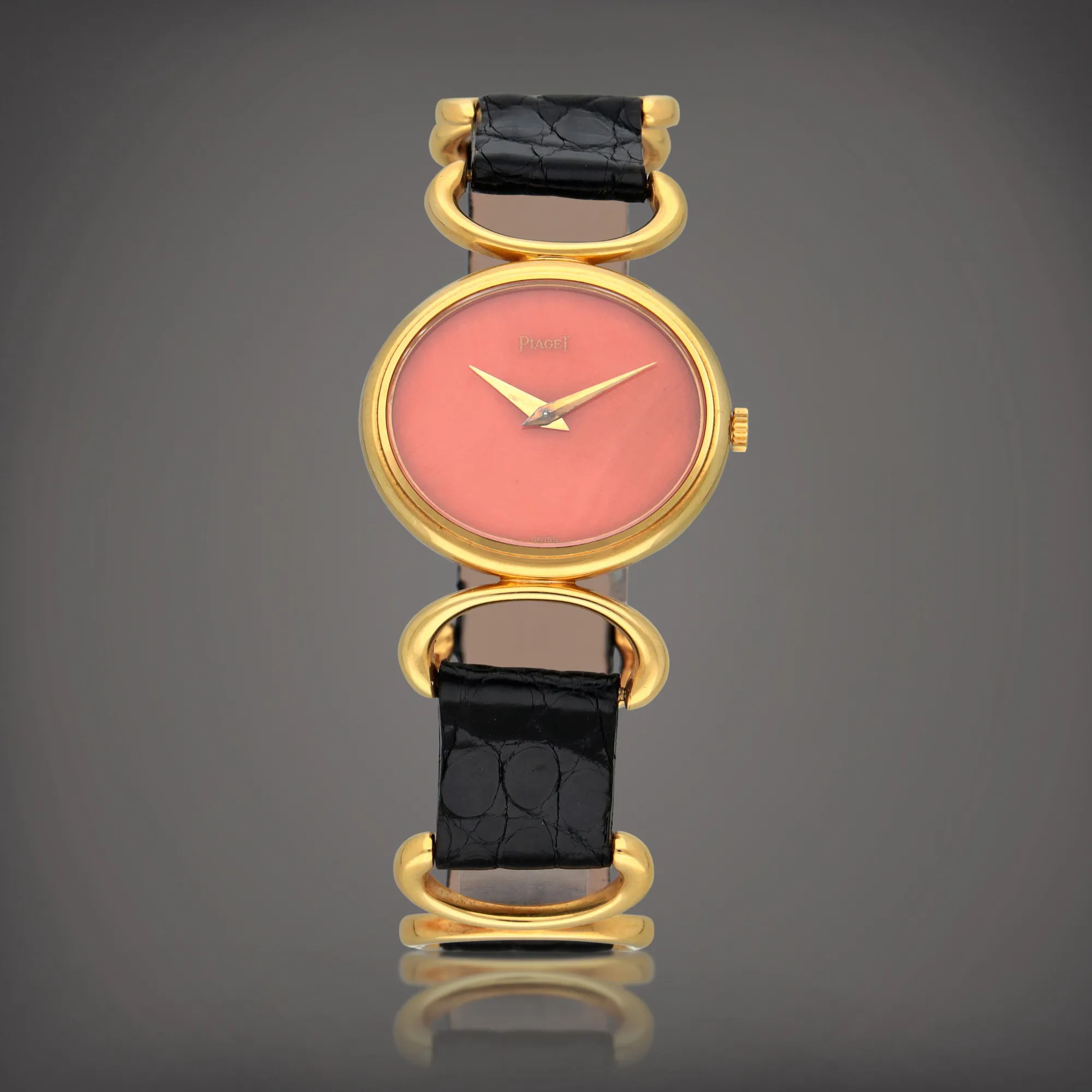 Piaget 9802D 27mm Yellow gold Pink Coral 1