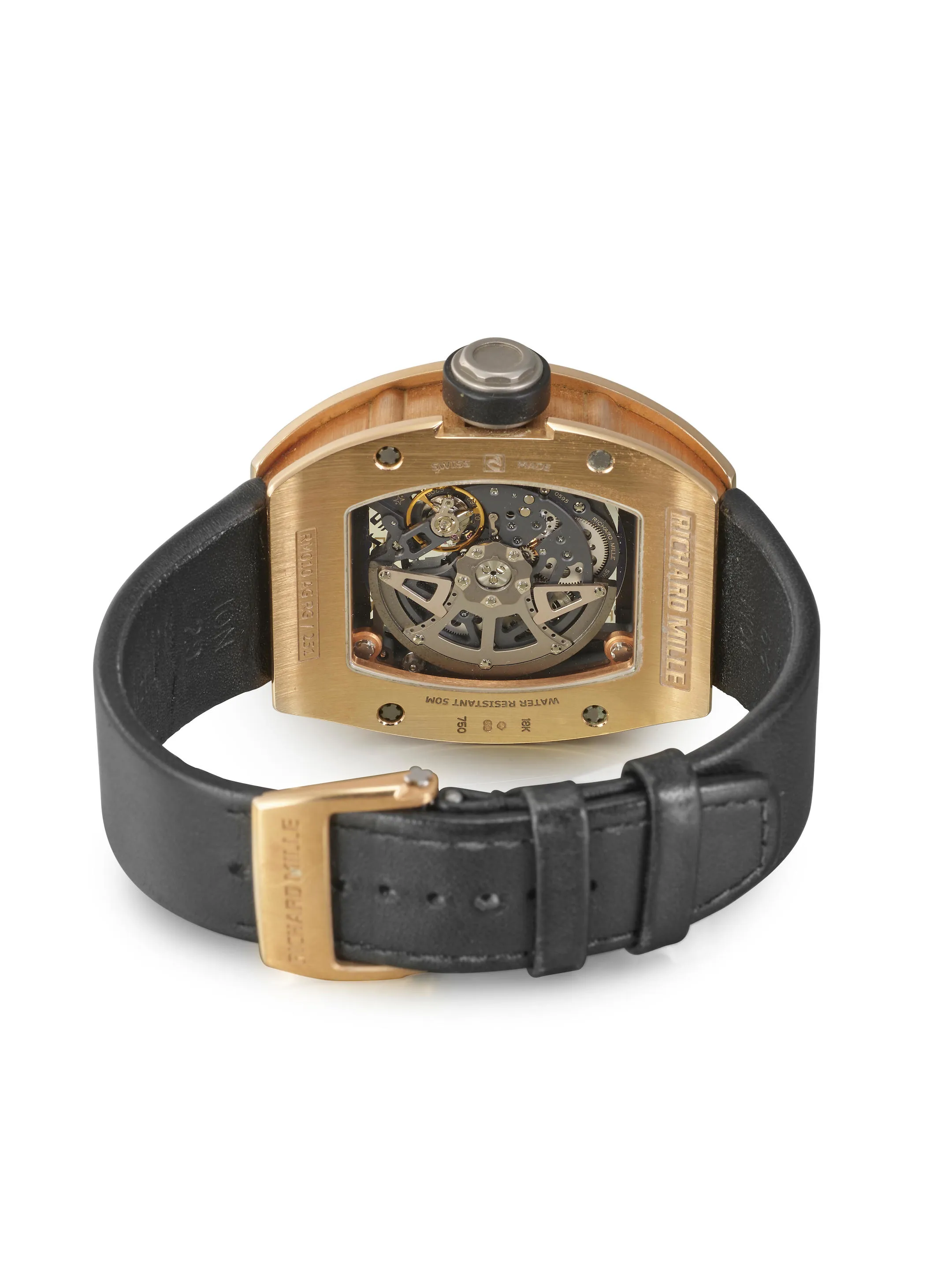 Richard Mille RM 010 RM 010 AG RG 48mm Rose gold Black 3