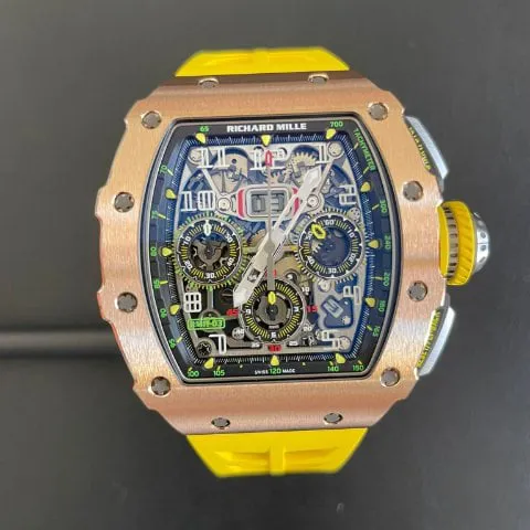 Richard Mille RM 011 RM 11-03 49.94mm Rose gold Transparent