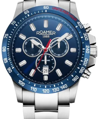 Roamer 861837 41 45 20 45mm Stainless steel Blue