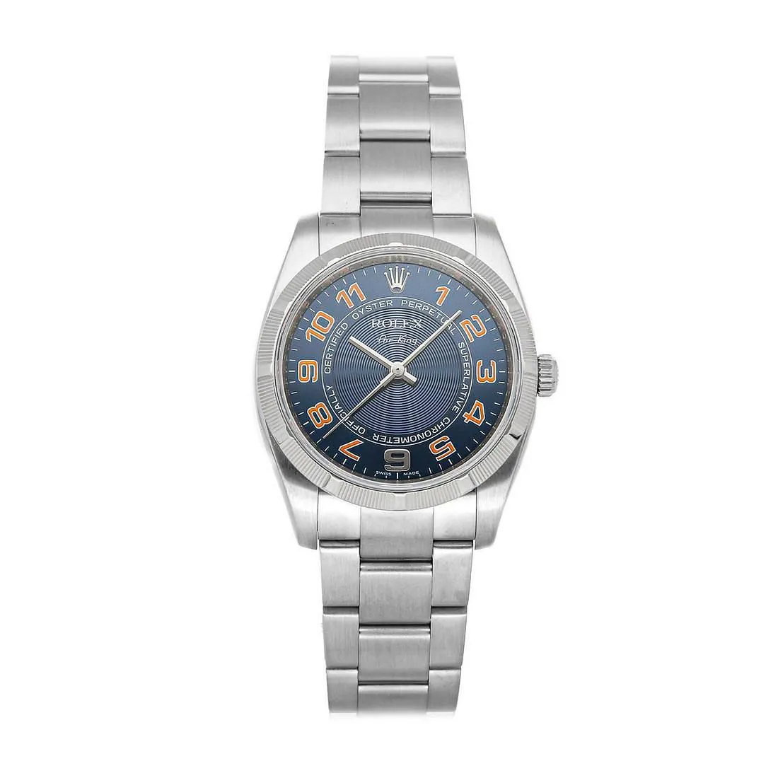 Rolex Air King 114210 Stainless steel Blue