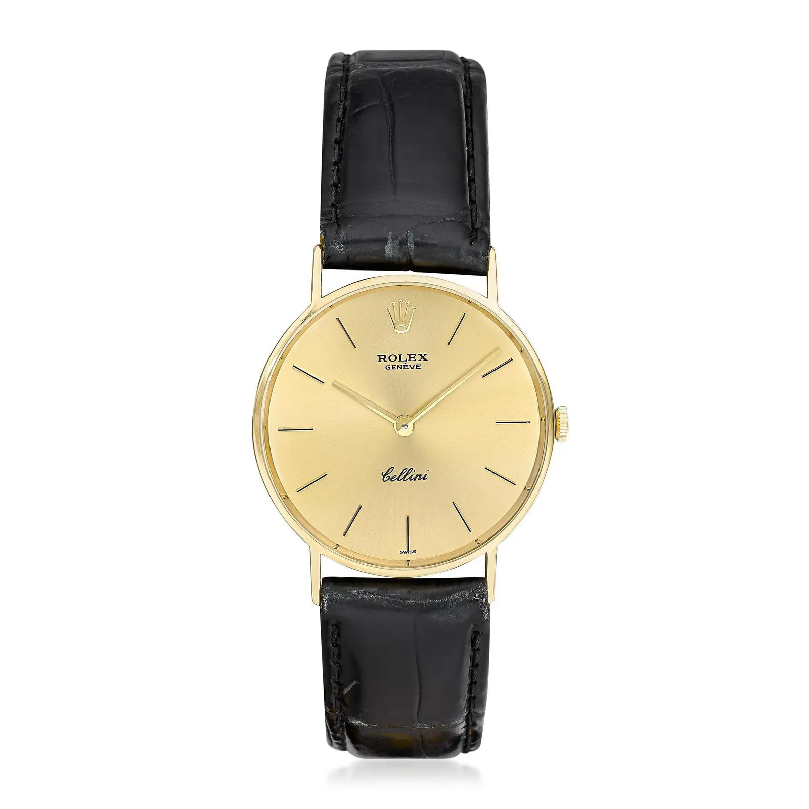 Rolex Cellini 3833 31mm Yellow gold Champagne