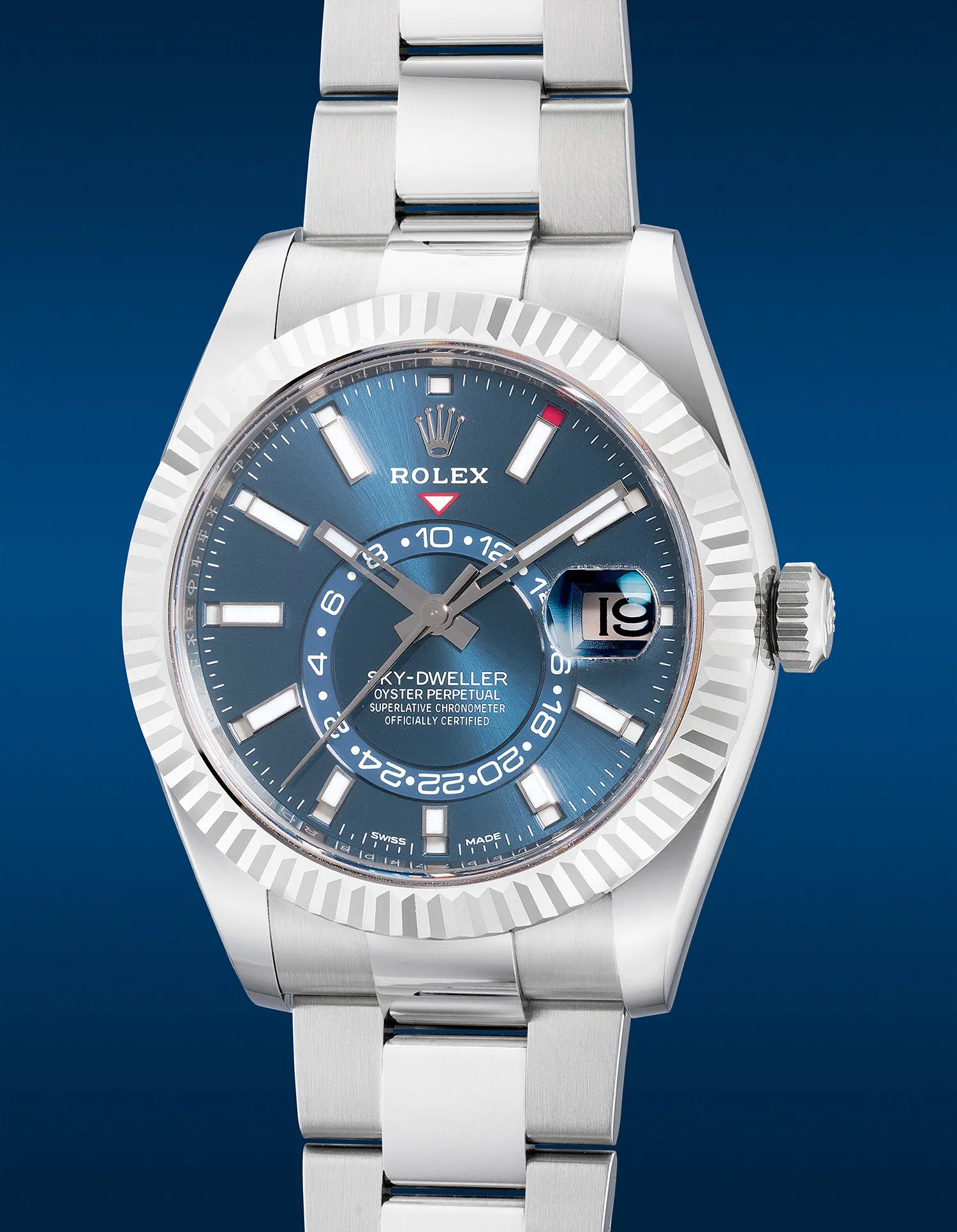 Rolex Sky-Dweller 326934 42mm White gold Blue