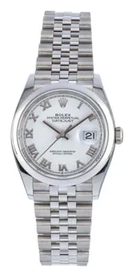 Rolex Datejust 36 126200 36mm Stainless steel White