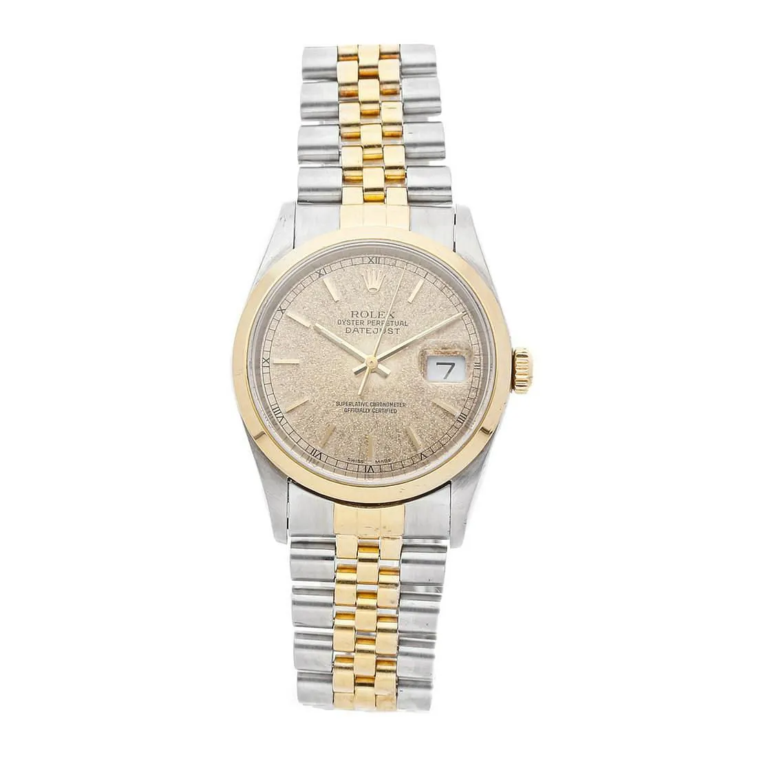 Rolex Datejust 36 16203 Yellow gold and Stainless steel Champagne