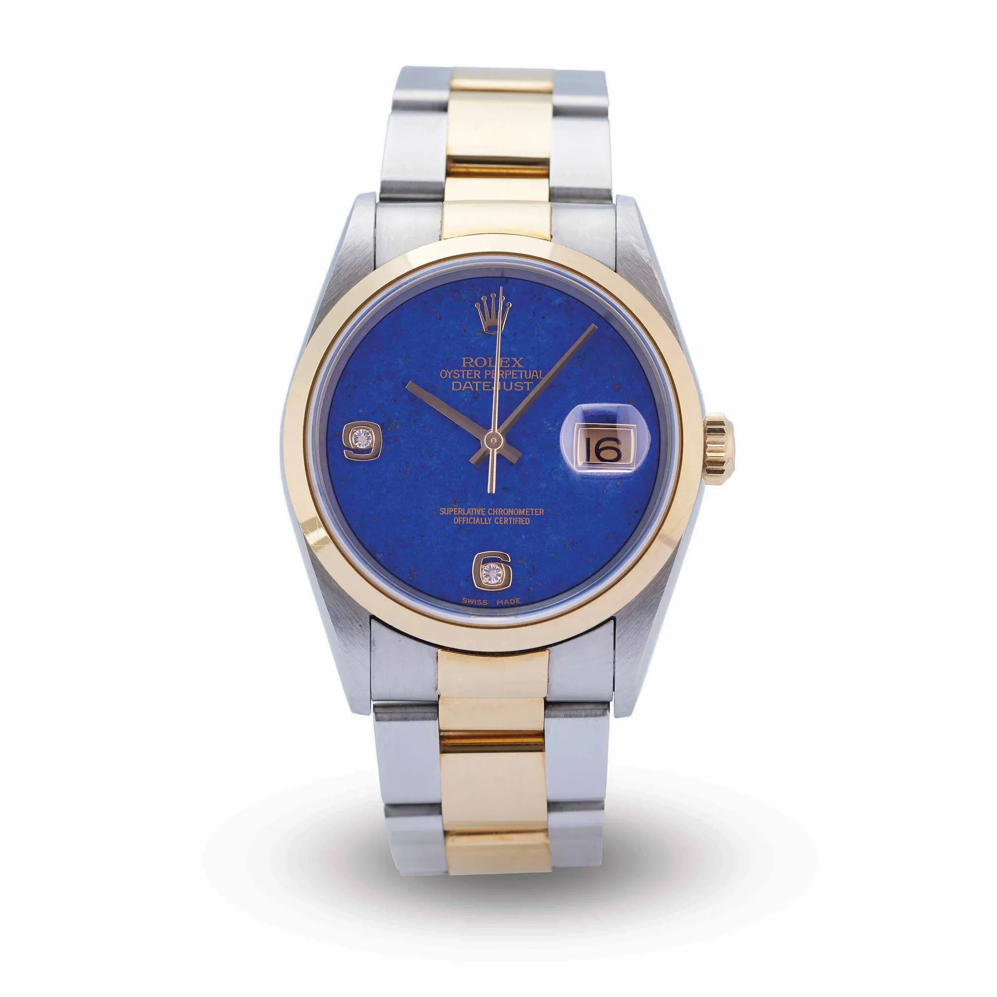 Rolex Datejust 36 16203 36mm Stainless steel Lapis lazuli