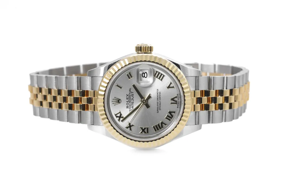 Rolex Lady-Datejust 279173 28mm Yellow gold and Stainless steel Silver