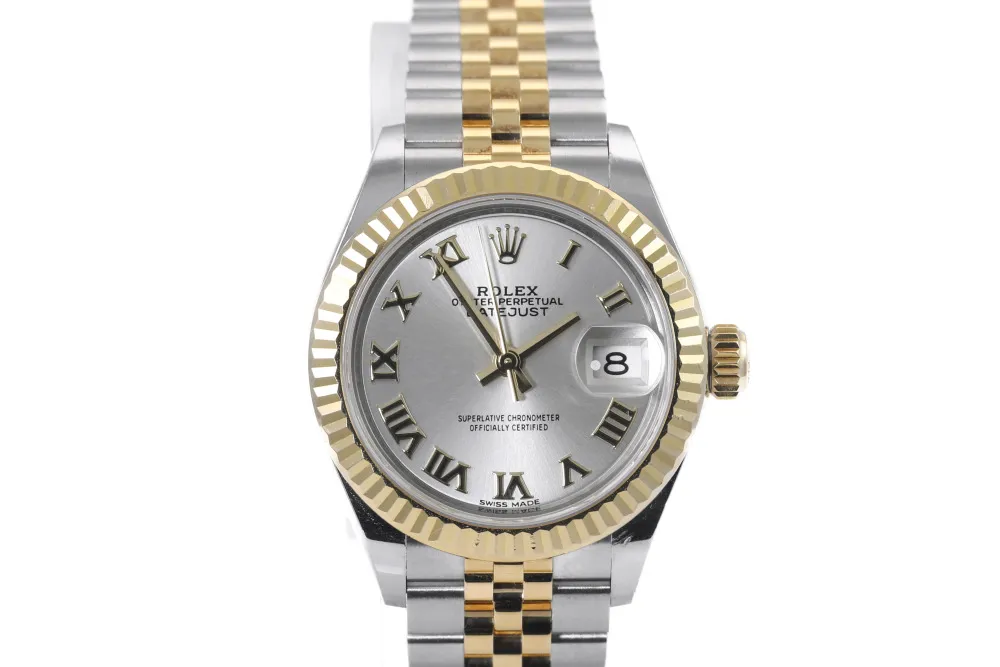 Rolex Lady-Datejust 279173 28mm Yellow gold and Stainless steel Silver 4