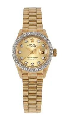 Rolex Lady-Datejust 6913 26mm Yellow gold Champagne