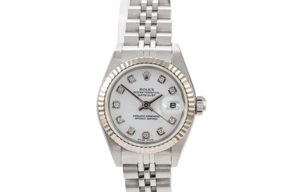 Rolex Datejust 79174G 26mm Stainless steel White 2