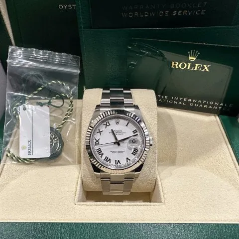 Rolex Datejust 41 126334 41mm Stainless steel White