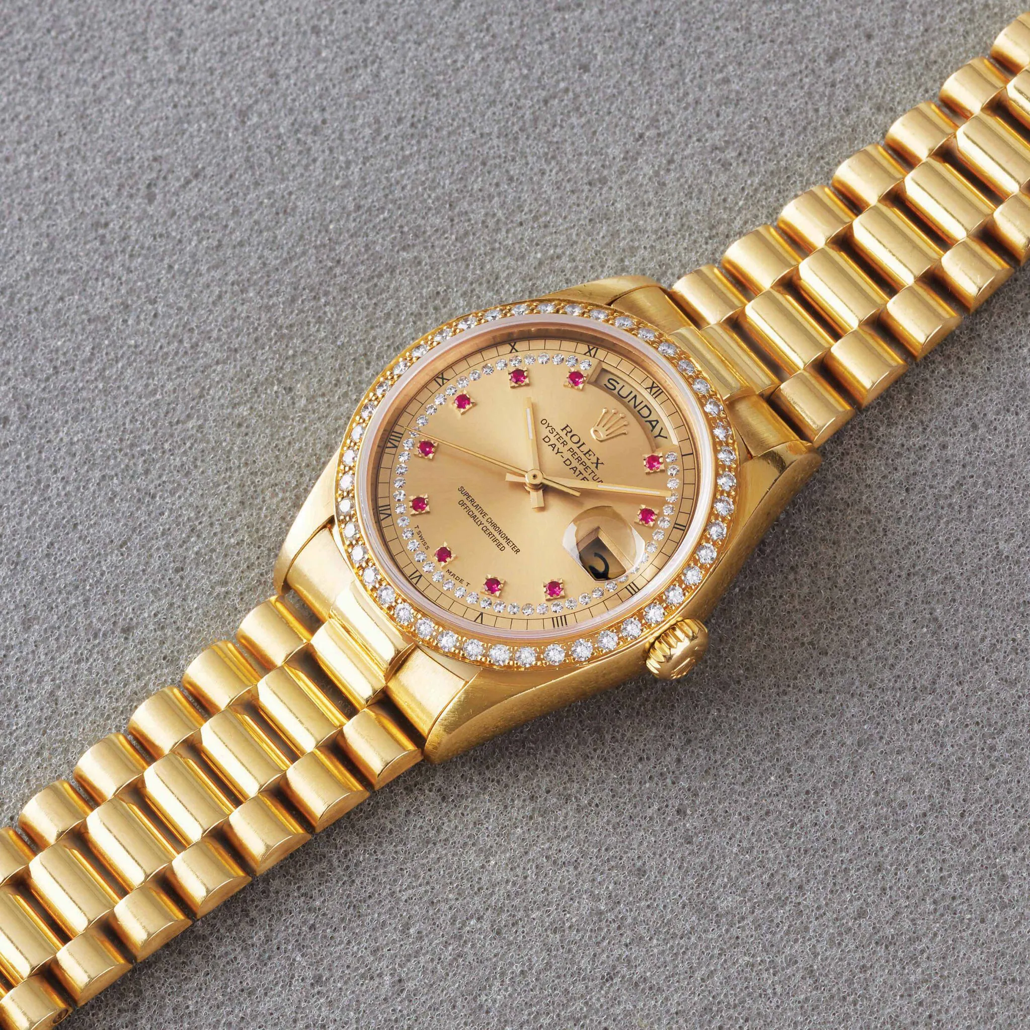 Rolex Day-Date 36 18048 36mm Yellow gold Champagne 1