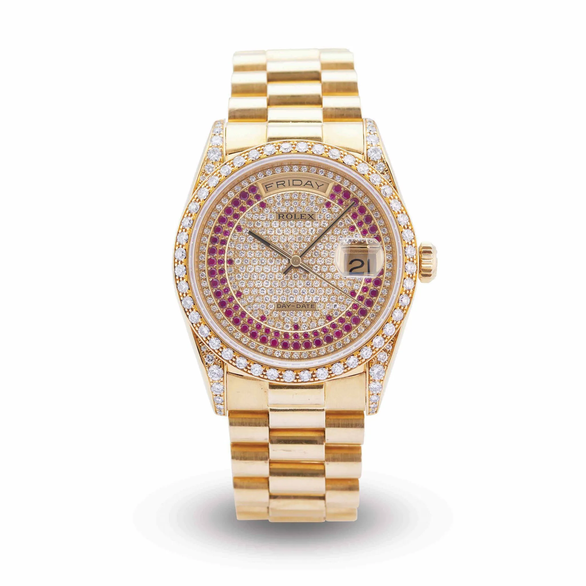 Rolex Day-Date 36 18388 36mm Yellow gold Diamond