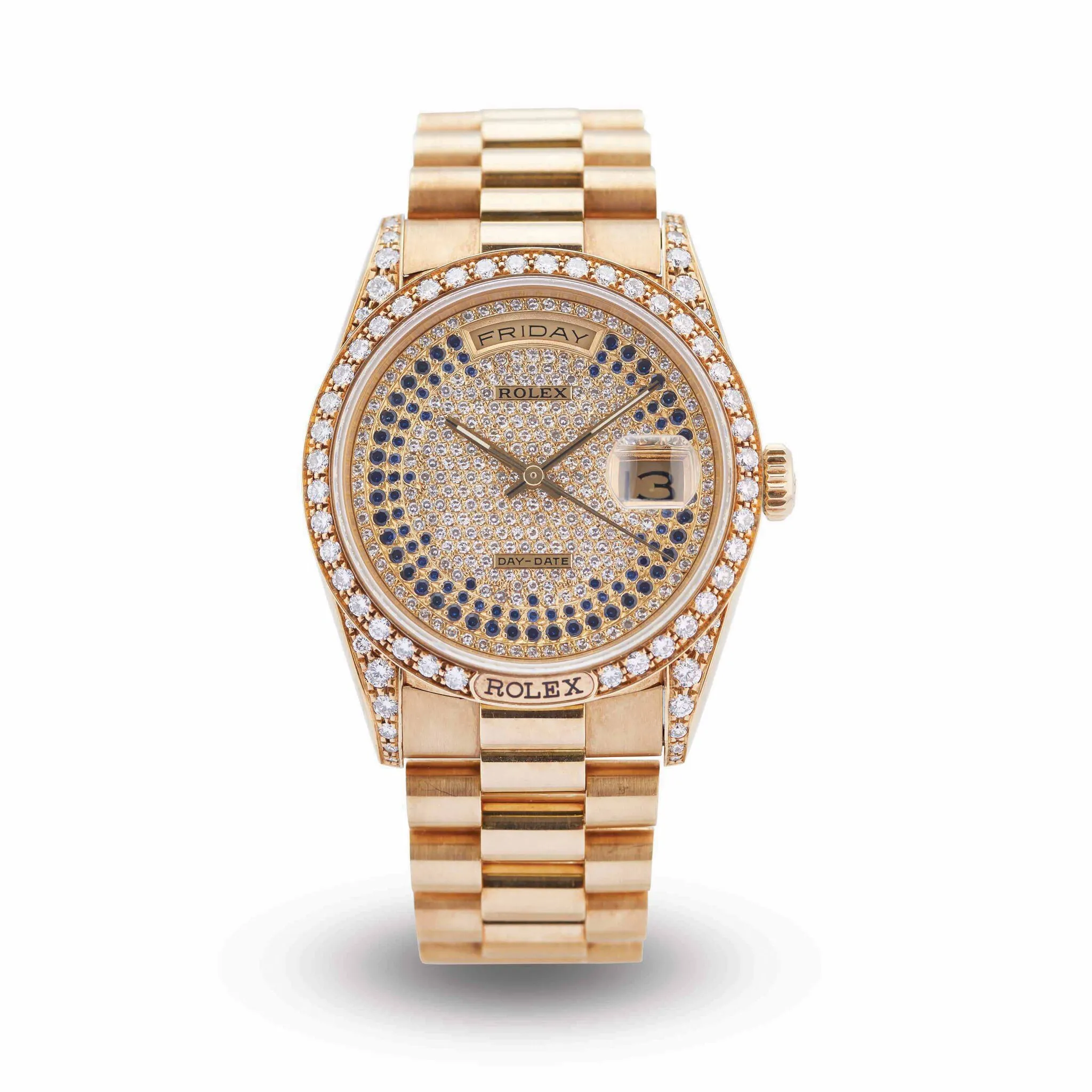 Rolex Day-Date 36 18388 36mm Yellow gold Diamond