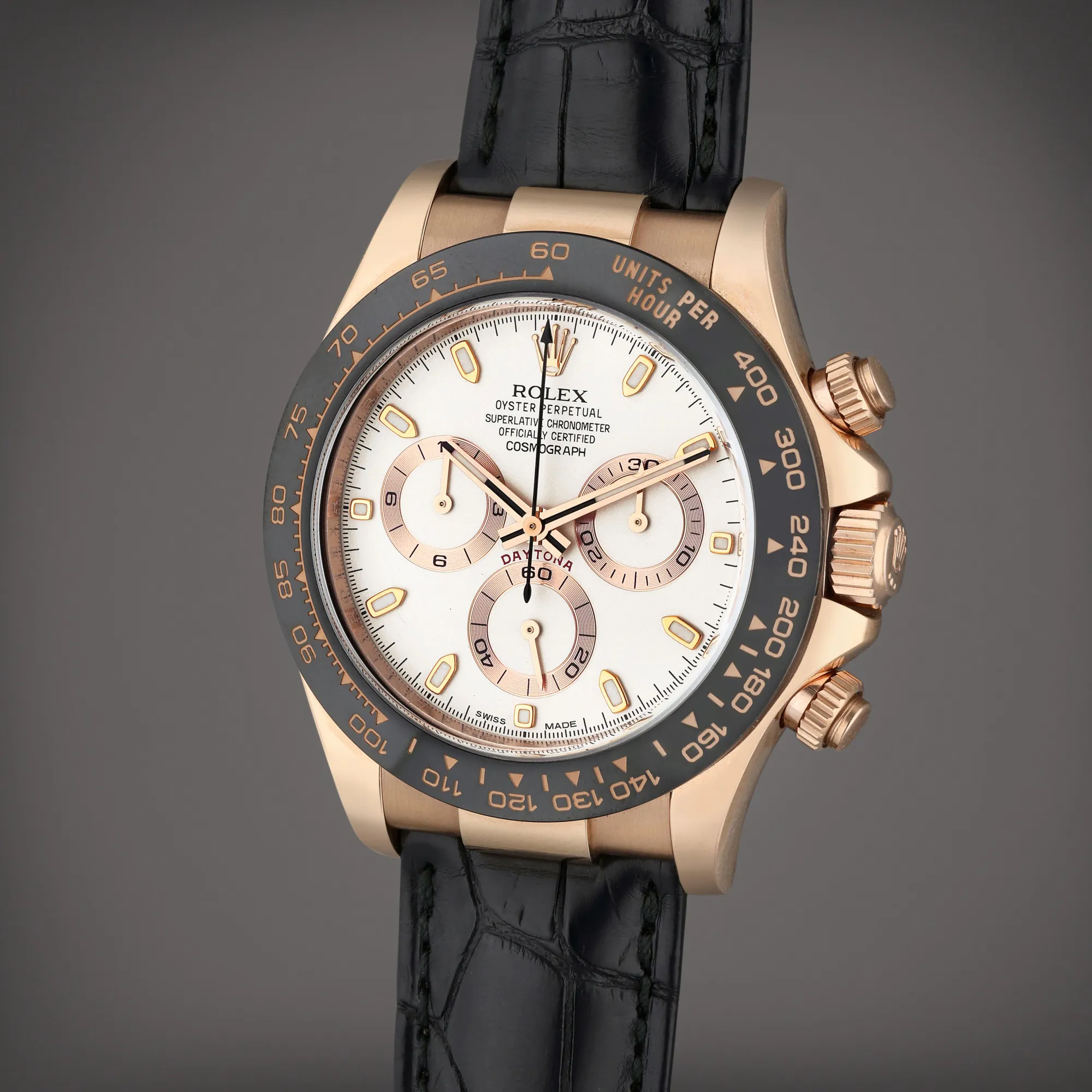 Rolex Daytona 116515ln 40mm Rose gold Ivory