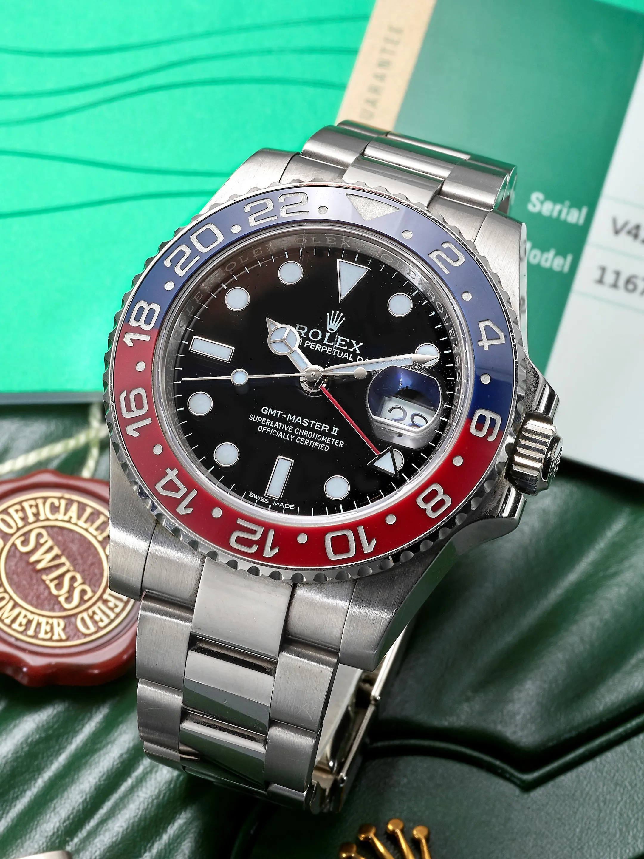 Rolex GMT-Master II 116719BLRO 40mm White gold Black