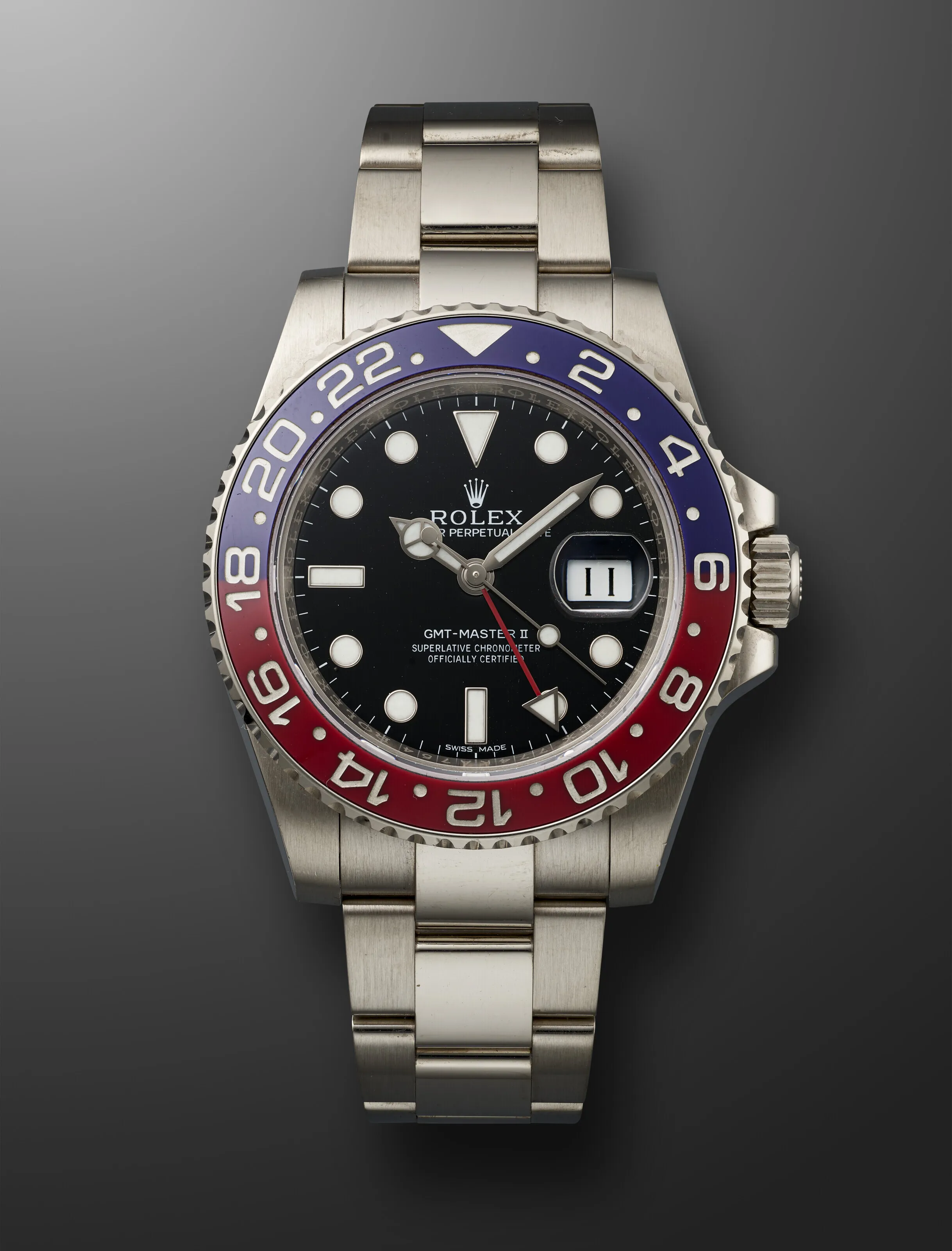 Rolex GMT-Master II 116719BLRO 40mm White gold Black