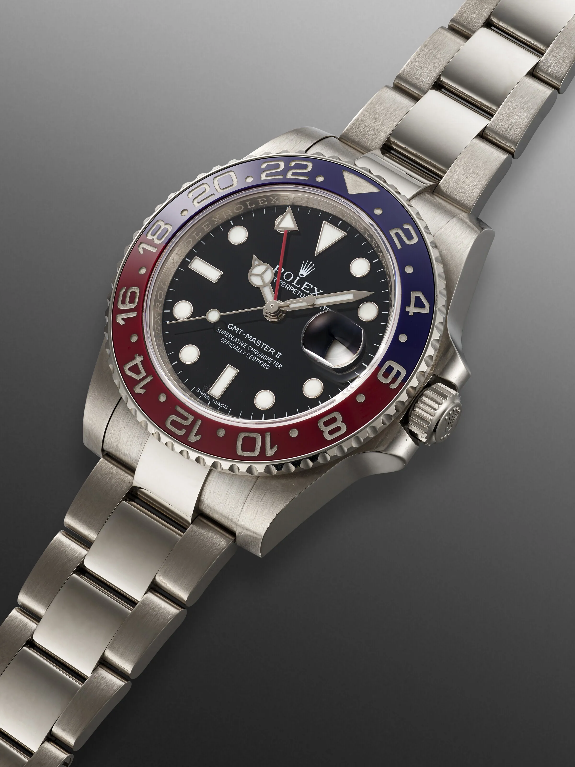 Rolex GMT-Master II 116719BLRO 40mm White gold Black 1