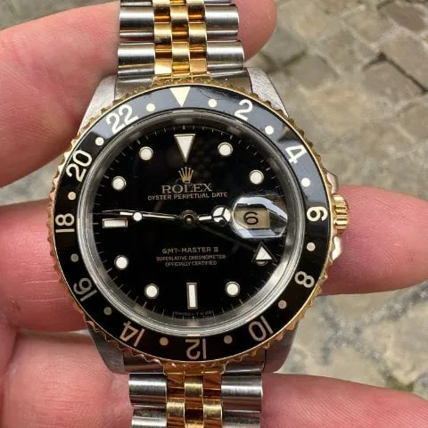 Rolex GMT-Master II 16713 Yellow gold and Stainless steel