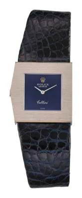 Rolex Cellini King Midas 4017 28mm White gold Blue