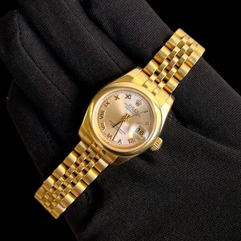 Rolex Lady-Datejust 179168 26mm Yellow gold Champagne