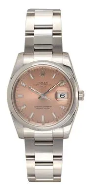 Rolex Oyster Perpetual Date 115200 34mm Stainless steel Rose