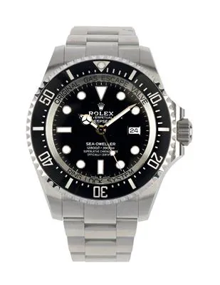 Rolex Sea-Dweller Deepsea 126660 43mm Stainless steel Black